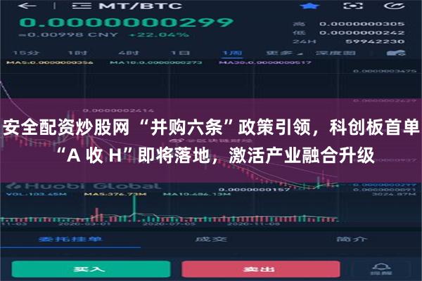 安全配资炒股网 “并购六条”政策引领，科创板首单 “A 收 H”即将落地，激活产业融合升级