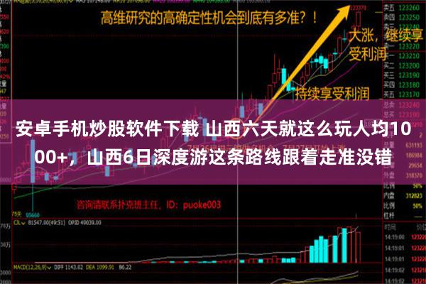 安卓手机炒股软件下载 山西六天就这么玩人均1000+，山西6日深度游这条路线跟着走准没错